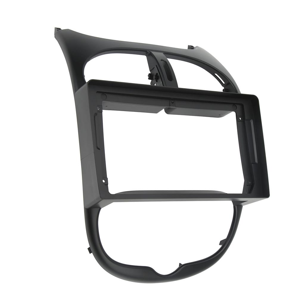 9 Inch Central Control GPS Navigation Panel Trim Dash Board Fascia Bezel Replacement for Peugeot