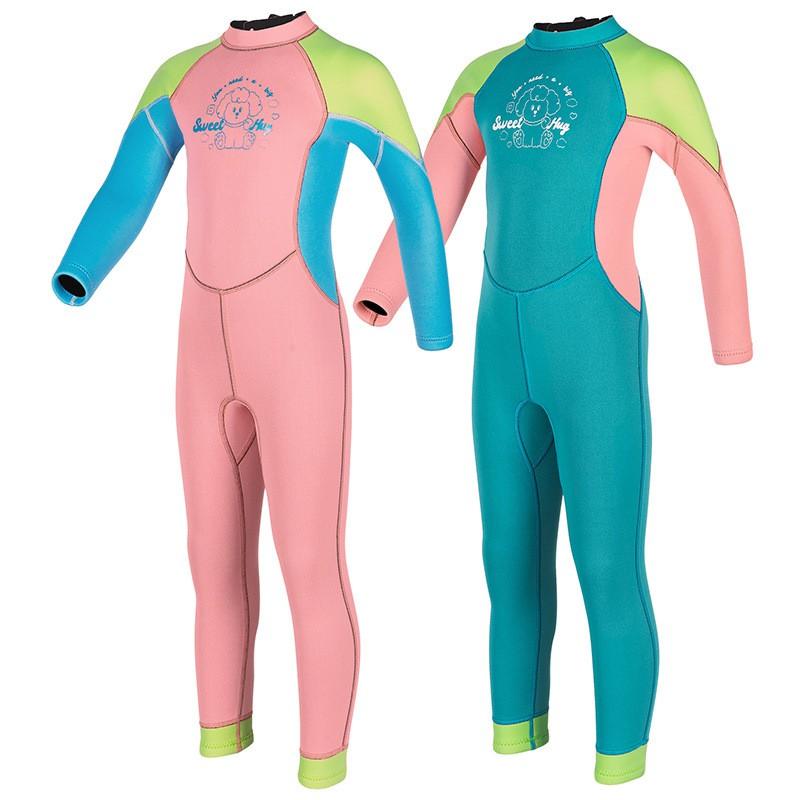 2.5mm Neoprene Kids Girls Wetsuit Swimming Diving Surfing Warm Thermal Protection Summer Winter