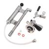 8in Beer Hand Pump Stainless Steel Type A Beer Pump for Indoor Outdoor Picnic Party Camping