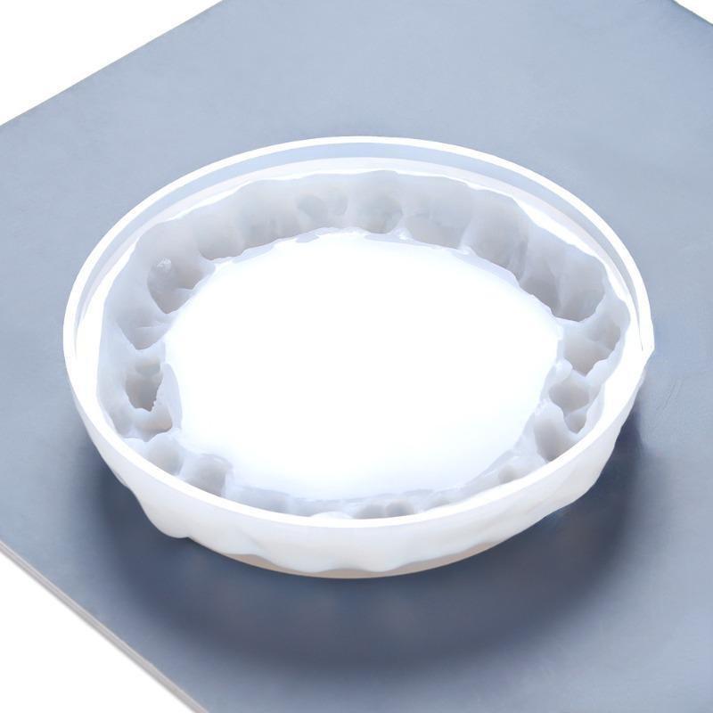 DIY Crystal Epoxy Resin Mold Crystal Cluster Coaster Silicone Mold