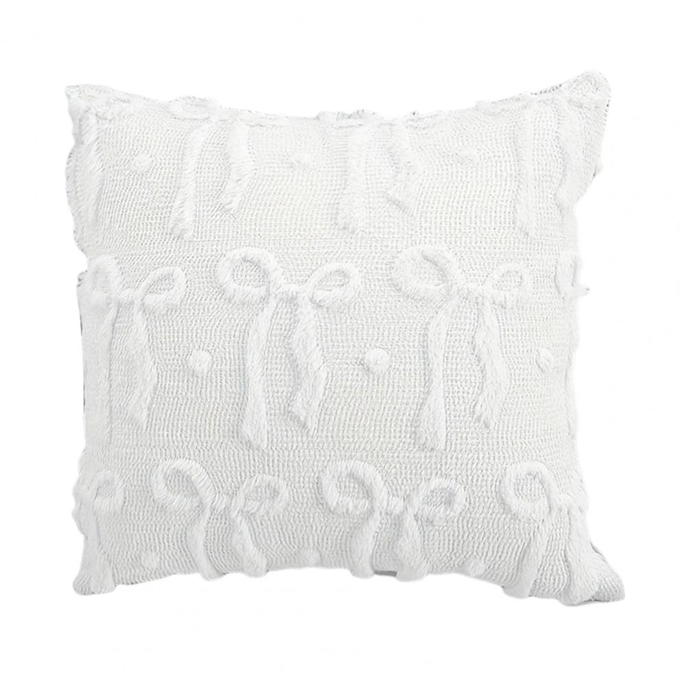 Christmas Pillow Cover 18x18 Holiday Throw Pillowcase Festive Christmas Plush Pillow Cover for Sofa Bedroom Room Decor