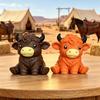 Highland Cattle Stress Relief Squeeze Toy - Creative Decompression Venting Ball