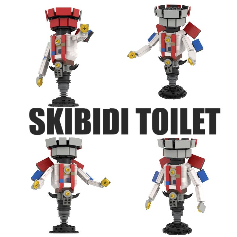 Toilet Skibidi Bulb Man Building Blocks Abs Diy Figure Creative Toy Kids Gift