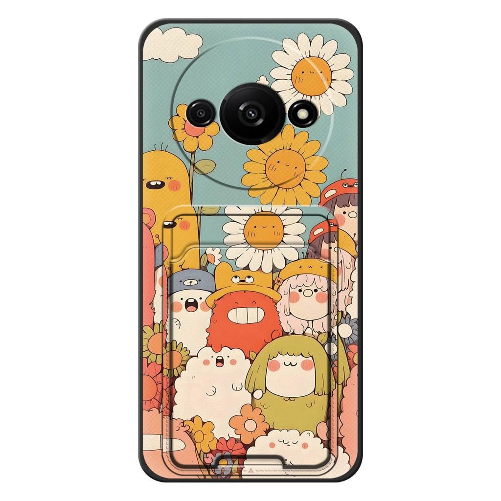 Card sleeve Full wrap Phone Case For Redmi A3 4G/A3X/Xiaomi POCO C61 4G Cover protective Anti-knock Back Cover TPU Cute