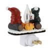 Santa Campfire Nightlight Santa Campfire Nightlight Resin Dwarf Holiday Light Funny Xmas Decor for Living Room Gnome Night Light