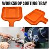 Bolt Sorting Tray Nut And Screw Sorter Mess-free Funnel Spout Sorting Tray for Small Parts Woodworking Shops Crafting Projects