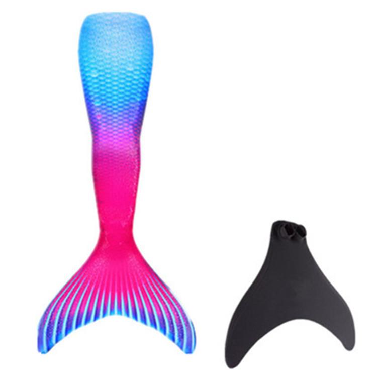 Nieuw Kinderen Meisjes Zwemmen Zeemeermin Staart Zeemeermin Kostuum Cosplay Kind Volwassene Verjaardagscadeau Fantasie Zwempak Kan Monovin Vin Toevoegen Kids M blue