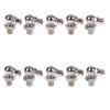 5/10Pcs Ss201 Ss304 Metric External Thread Straight Elbow Type Grease Nipple For Grease Gun Stainless Steel Grease Nipple