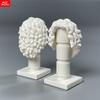 10pcs MOC Bricks 4cm Figure Wear Woman Female Curly Hairs Princess Hair Assembled Building Blocks Accessories Children's Toy