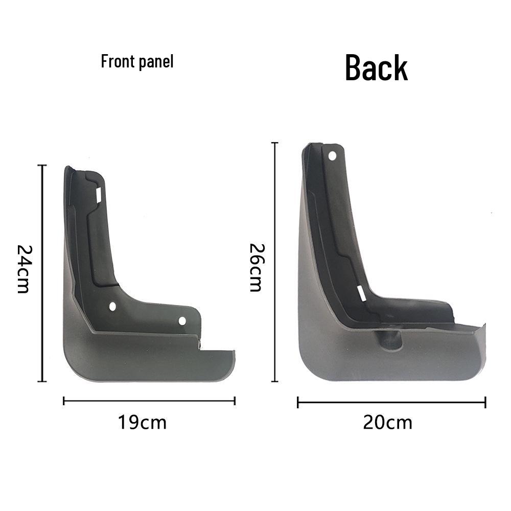 2025 MG 4 Car Tires Front and Rear Soft Rubber Mud Flaps