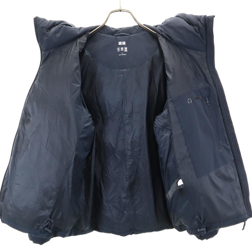 UNIQLO seamless Down jacket L Navy Women Used