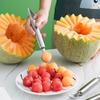 Kitchen And Household Stainless Steel Two End Digging Ball Carving Knife