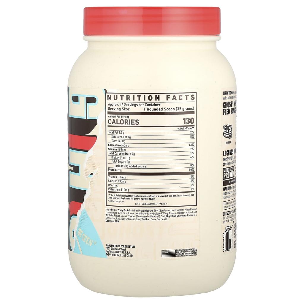 Whey Protein, Milk Chocolate, 924G (2Lb)