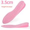 Zvýšení výšky vložky pro ženy Boty Vnitřní podrážky Vložka do bot Šablona pro zvýšení zdvihu paty Polštář EVA vložky z paměťové pěny
