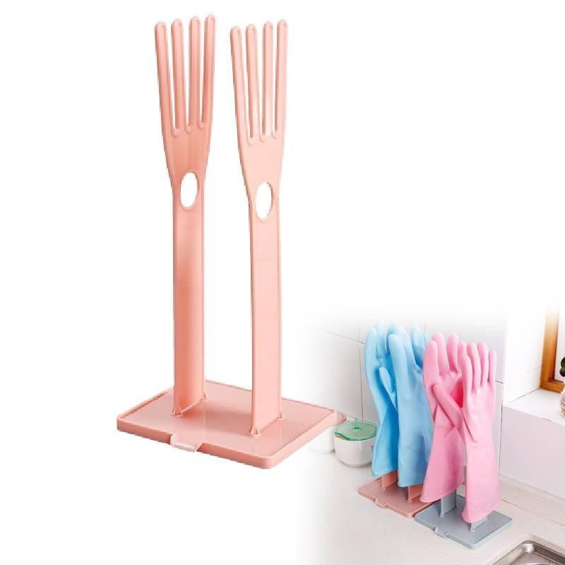 Creative Plastic Multi-purpose Portable Glove Rack For Kitchen Storage Blue