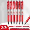 JINGRUIXIANG 0.5mm Red Retractable Gel Pen