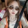 Vintage Oval Sunglasses for Women Men Retro Style UV Protection Driving Travel Fashion Sun Glasses