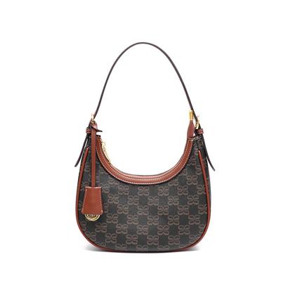 Trendy Crescent-shaped Bag, Versatile Crescent Bag, Niche Design Handbag, Commuting Single-shoulder Crossbody Bag, Underarm Bag