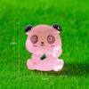 Micro-landscape Glow-in-the-dark Red Panda Cute Animal Figurines Garden Decoration Accessories Car Desktop Resin Small Ornaments