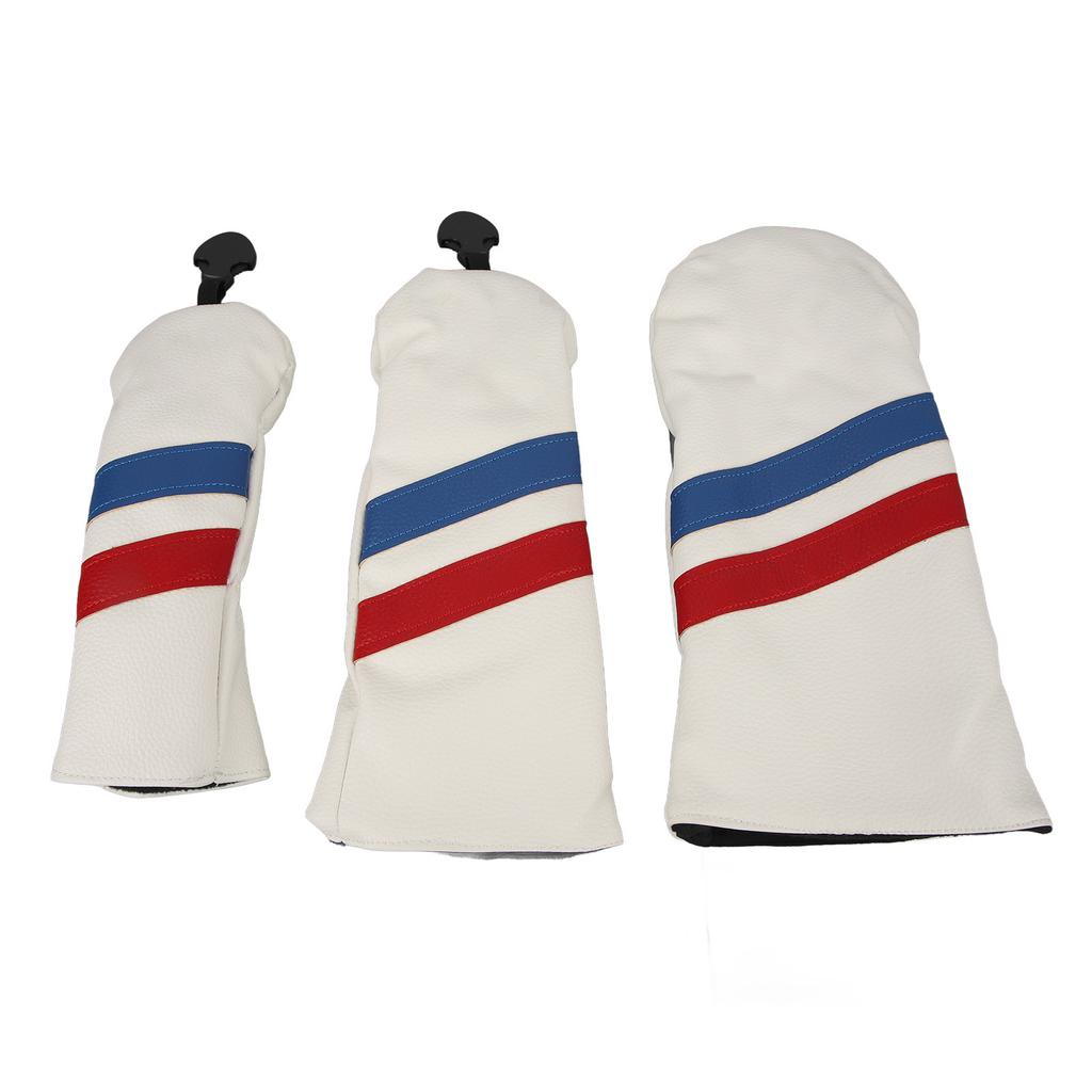3PCS Golf Club Head Cover for Driver Fairway Woods Headcovers Golf Accessories Hybrid UT Head Covers Set