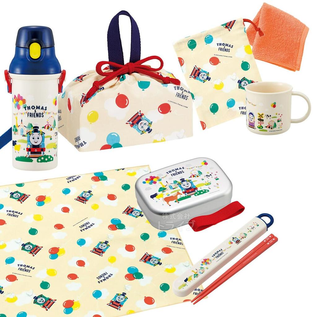 Skater Mini Towel Included Thomas Friends 7 Piece Set Aluminum Bento Box 370ml Chopsticks Chopstick Box Drawstring Lunch Cloth Cup Cup Bag Plastic