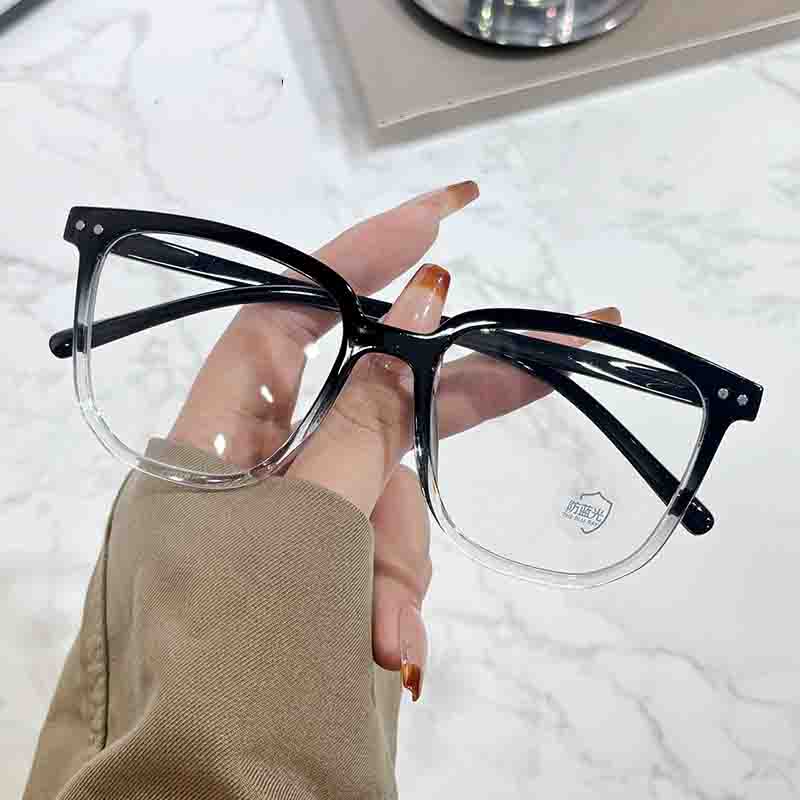 Light Blocking Spectacle Fashionable Optical Transparent Computer Glasses High-Quality Frames for Women