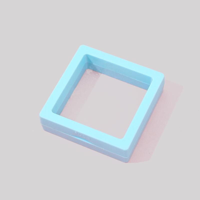 Transparent PE Film Suspension Box Ring Pendant Jewelry Packaging Box Jewelry and Accessories Badge Display Boxes 10pcs Dustproof and Antioxidant