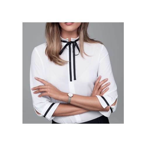 [Official Shop/2-Year Warranty/Authentic Import] Daniel Wellington DW Women's Petite Sterling Watch, 28mm, Stylish Mesh Watch, Perfect Gift for Her, S