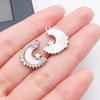 Star & Moon Alloy UV Resin Pendant: DIY Earring & Necklace Accessory