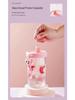 Portable High-Capacity Straw Water Cup - Summer Cool Design for Girls