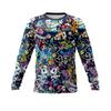 Graffiti men's downhill riding suit off-road motorcycle mountain bike suit racing suit summer