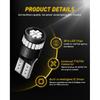 Pure T10 Red Inner LED Tail Light Bulbs Super Bright 2825 168 194 175 2821 EAX V