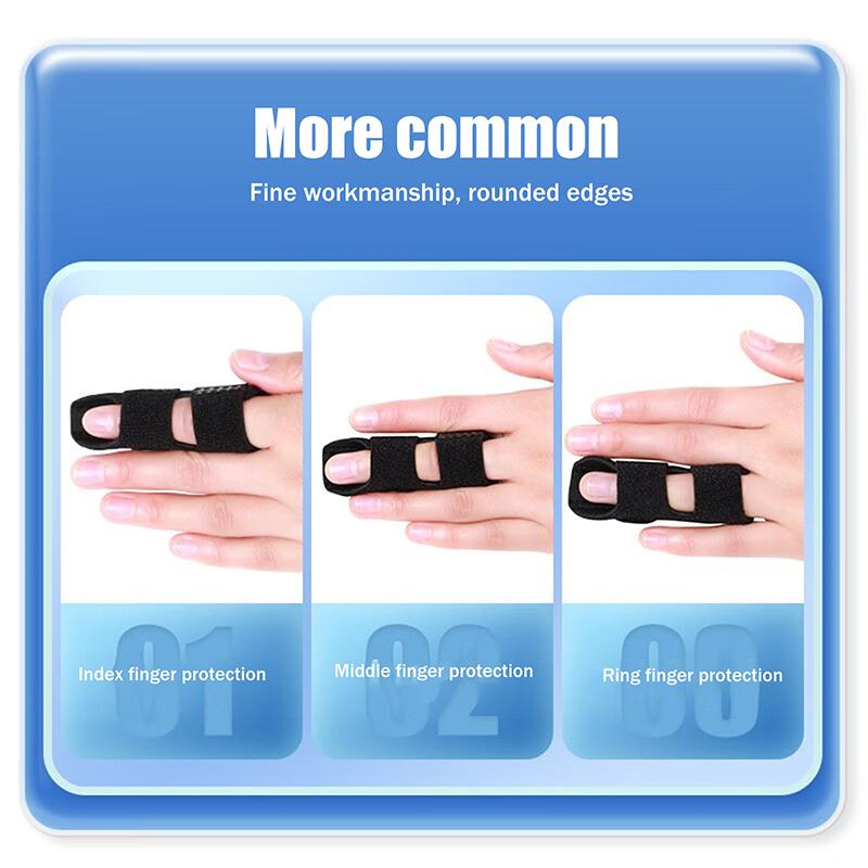 Adjustable Finger Corrector Splint Steel Plate Pain Relief Finger Brace Support Hand Splint Fix Strap Protector Breathable