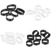 150/300Pcs Silicone Rubber Bands Rubber Bands Rings Cable Ties Strong Elastic Bands Non-Slip for Cord Wrapping Bag Wraps