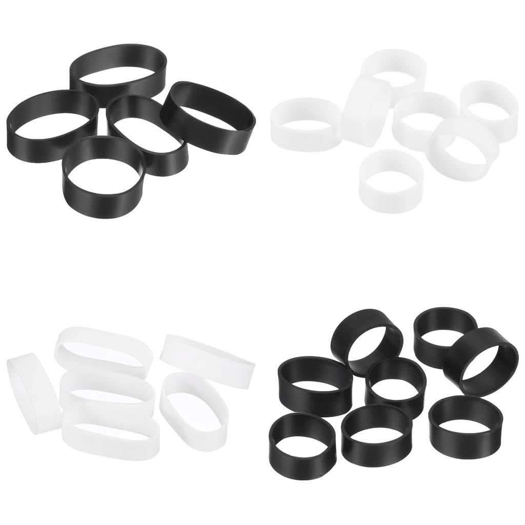 150/300Pcs Silicone Rubber Bands Rubber Bands Rings Cable Ties Strong Elastic Bands Non-Slip for Cord Wrapping Bag Wraps