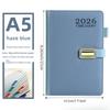 1PC 2026 Cross-border English Spanish Schedule Book Time Planner Thickened 365 Days Daily One Page Notepad