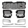 Trim Kit for Range Rover 18-22: Grille, Shark Gill, Handle Cover, Tailgate, and Body Trim
