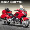 1:9 Honda Gold Wing Tour GL1800 Alloy Die Cast Motorcycle Model Vehicle Collection Sound and Light Off Road Autocycle Toys Car ahx256