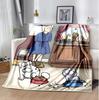 Simon'S Cat Flannel Blanket Soft Warm All-Season Throw, Design for Camping, Car Travel, Hiking Sofa, Bed, Office Perfect Gift for Parties