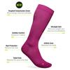 BAUERFEIND Run Ultralight Compression Size Socks, Women's Black, L, 38-40 (24.0-25.5)