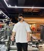 2022 European size New Summer Fashion Trend Men Short Sleeve GymLoose T Shirt Fitness Bodybuilding Shirts Leisure Cotton Tee Top