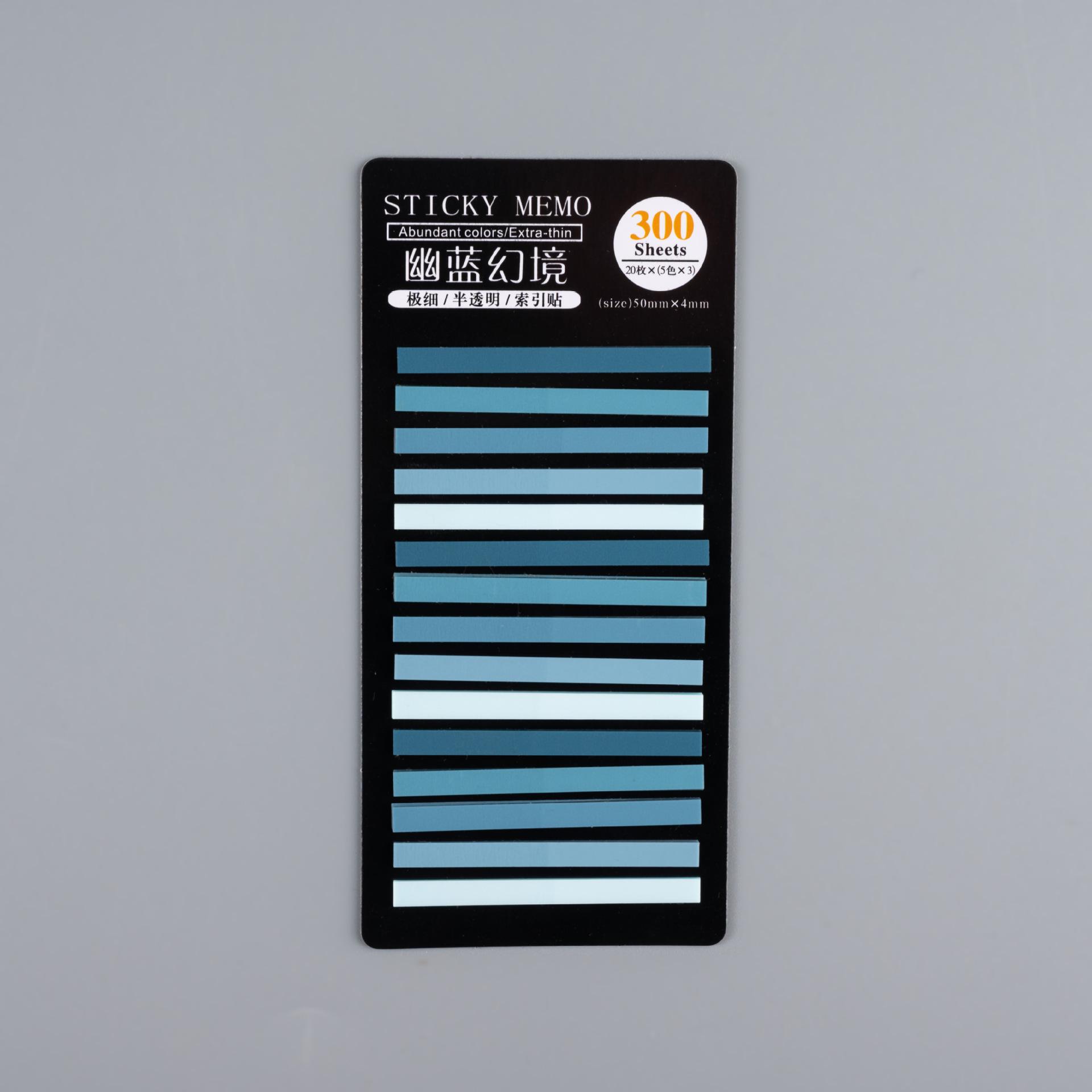 

300 листов наклейки с индексом цвета, прозрачный маркер для домашних животных, липкий блокнот, съемный самоклеящийся ярлык для заметок