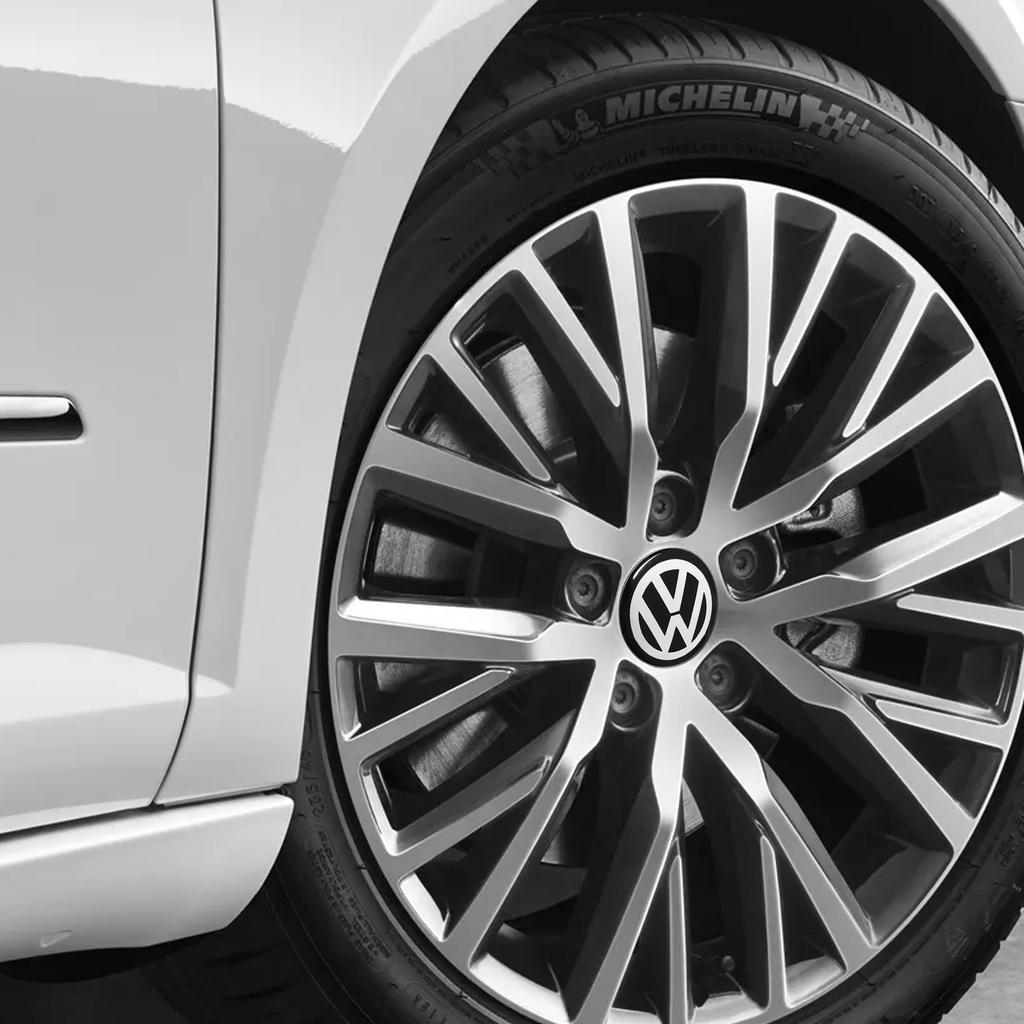 VEMZG1 56/60/65MM Car Car Wheel Center Hub Caps Sticker Auto Accessories For VW GTI Golf Polo Passat Mk6 MK7 Magotan Jetta Bora Beetle F27