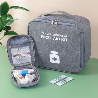 Portable First Aid Kit Emergency Medical Box Outdoor Travel Camping Equipment Oxford Cloth Medical Bag First Aid Drug Container