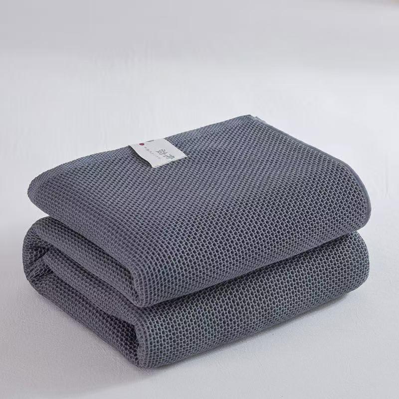 Japanese Style Honeycomb Cotton Quilt for Single/Double – Summer Cooling Multi-Purpose Blanket Gift