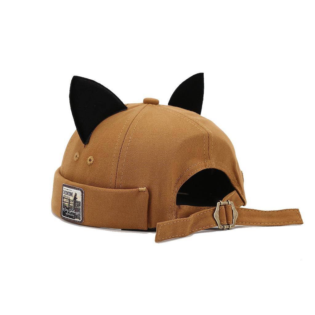 Cat Ears Baseball Cap With Adjustable Strap For Summer Casual Wear