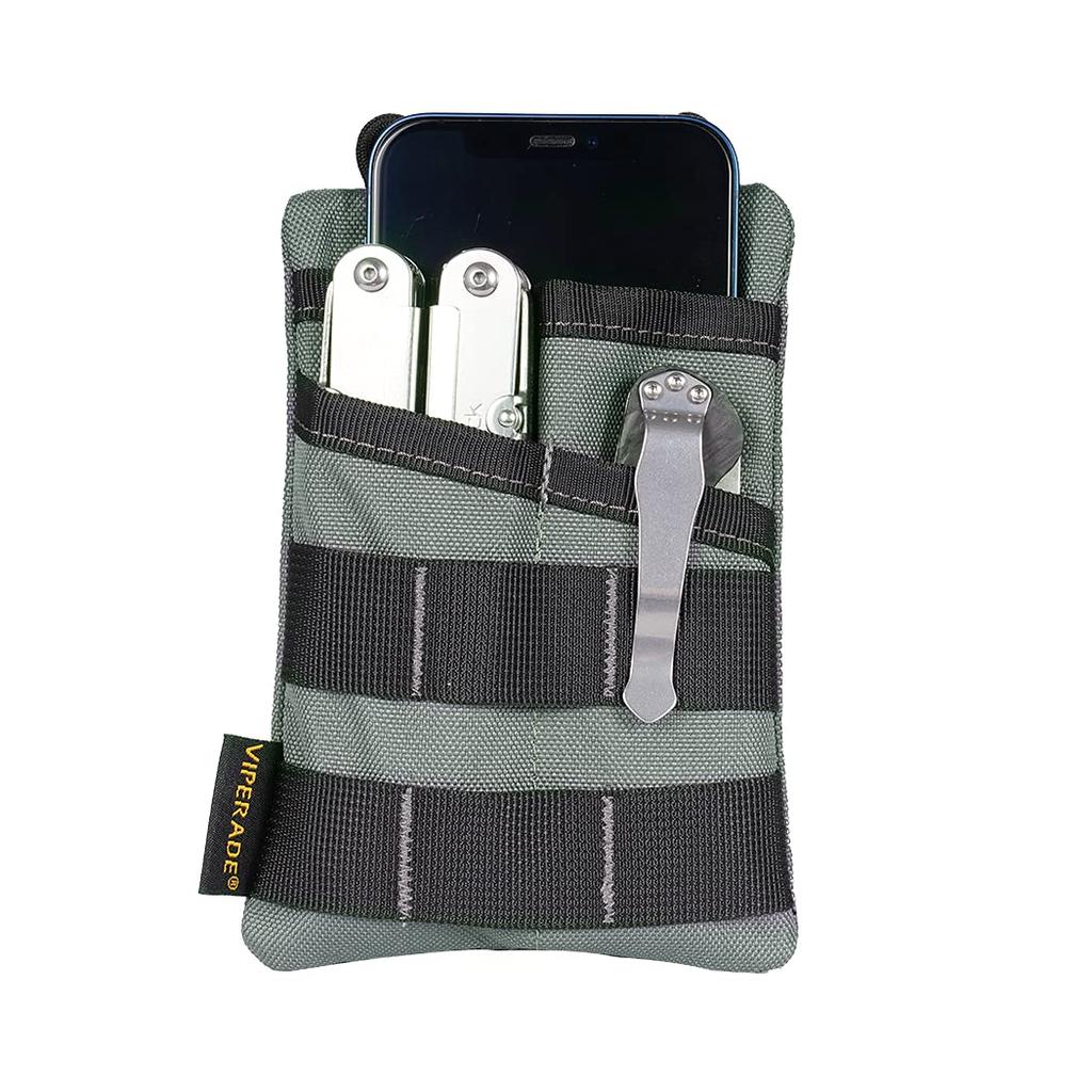 VIPERADE VE3 Pocket Organizer for Nylon EDC Organizer with 4 Tool Storage EDC Pouches for Pocket Tactical and Notebooks EDC Pocket Organizer Men,