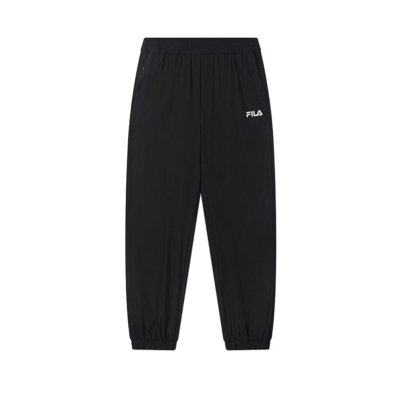 FILA Original Cool Touch Simple Fashion Versatile Casual Pants Men bottoms Black F11M639601FBK M