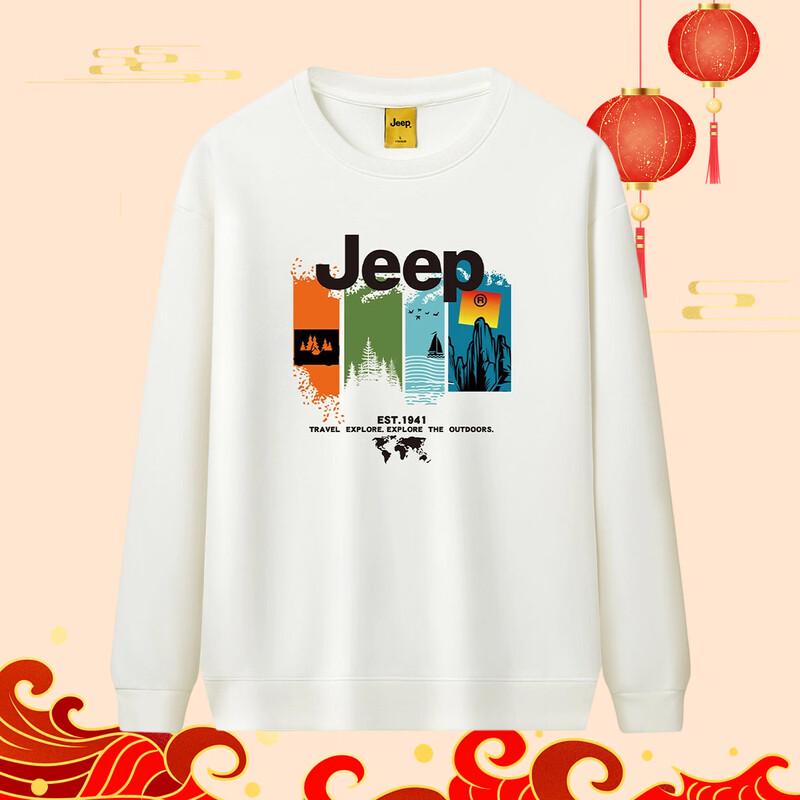 

Свободная толстовка JEEP с круглым вырезом M