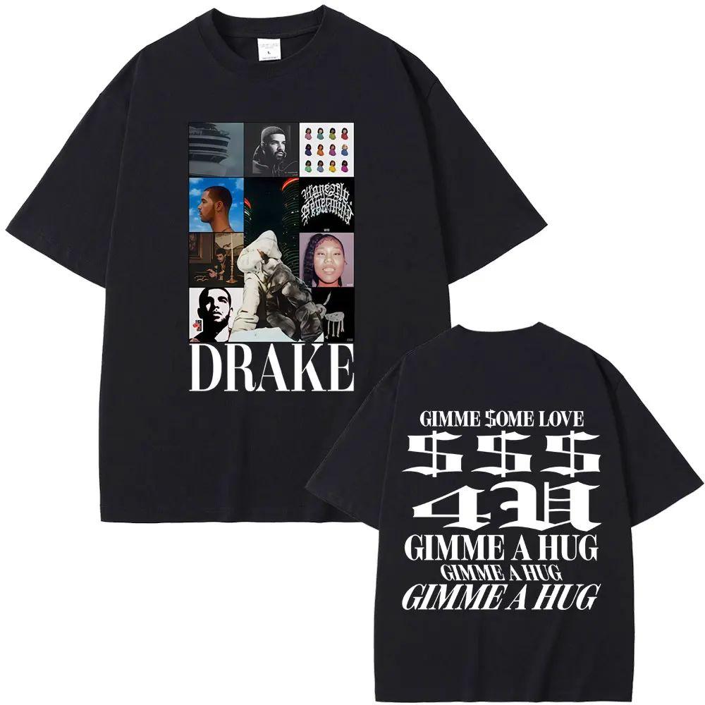 Rapper PARTYNEXTDOOR & Drake Some Sexy Songs 4 U SSS4U 2025 Double Sided Print T Shirts Men Fashion Hip Hop Oversized T-shirts